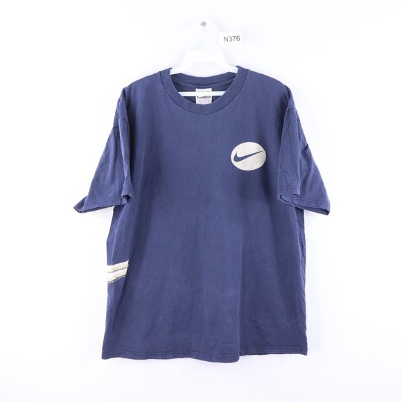 Vintage Nike Big Swoosh Circle Logo Faded Shirt - Picture 1 of 9